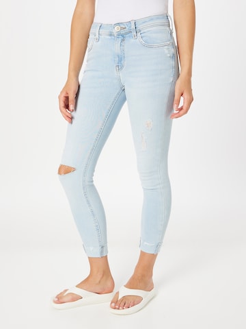 River Island Skinny Jeans in Blauw: voorkant