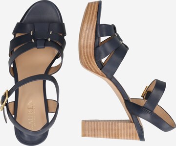 Lauren Ralph Lauren Sandalen met riem 'SOFFIA' in Blauw