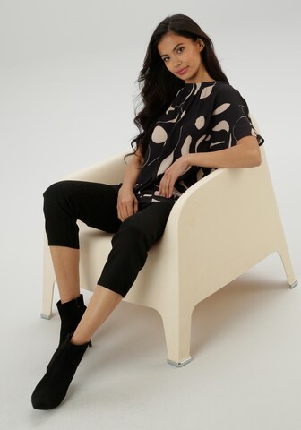 Aniston SELECTED Bluse in Schwarz