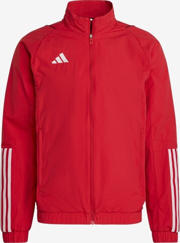 Veste de sport 'Tiro 23' ADIDAS PERFORMANCE en rouge : devant