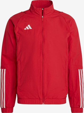 ADIDAS PERFORMANCE Athletic Jacket 'Tiro 23' in Red: front