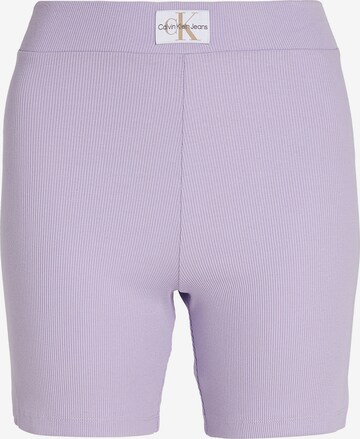 Calvin Klein Jeans Skinny Leggings in Lila: voorkant