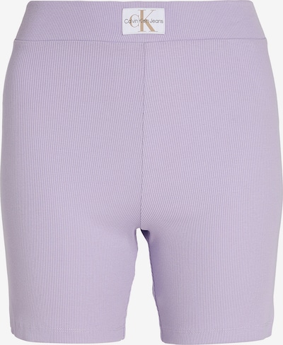 Calvin Klein Jeans Leggings in Purple / White, Item view