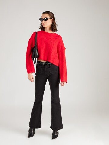 Pull-over TOPSHOP en rouge