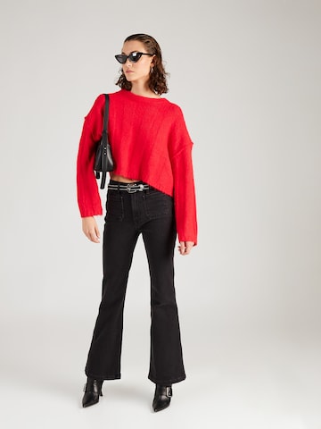 Pull-over TOPSHOP en rouge