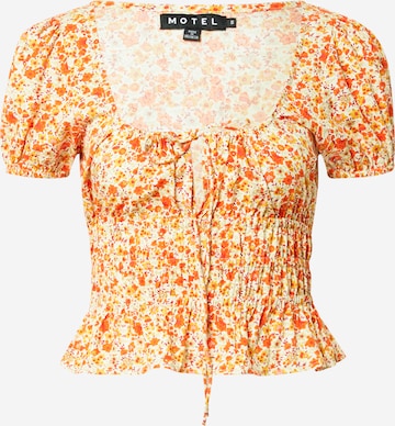 Camicia da donna 'Galo' di Motel in arancione: frontale