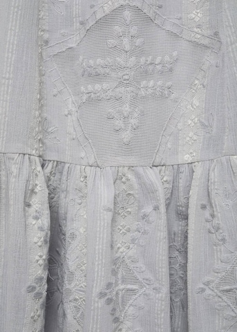 MANGO Sukienka 'Constan' w kolorze srebrny