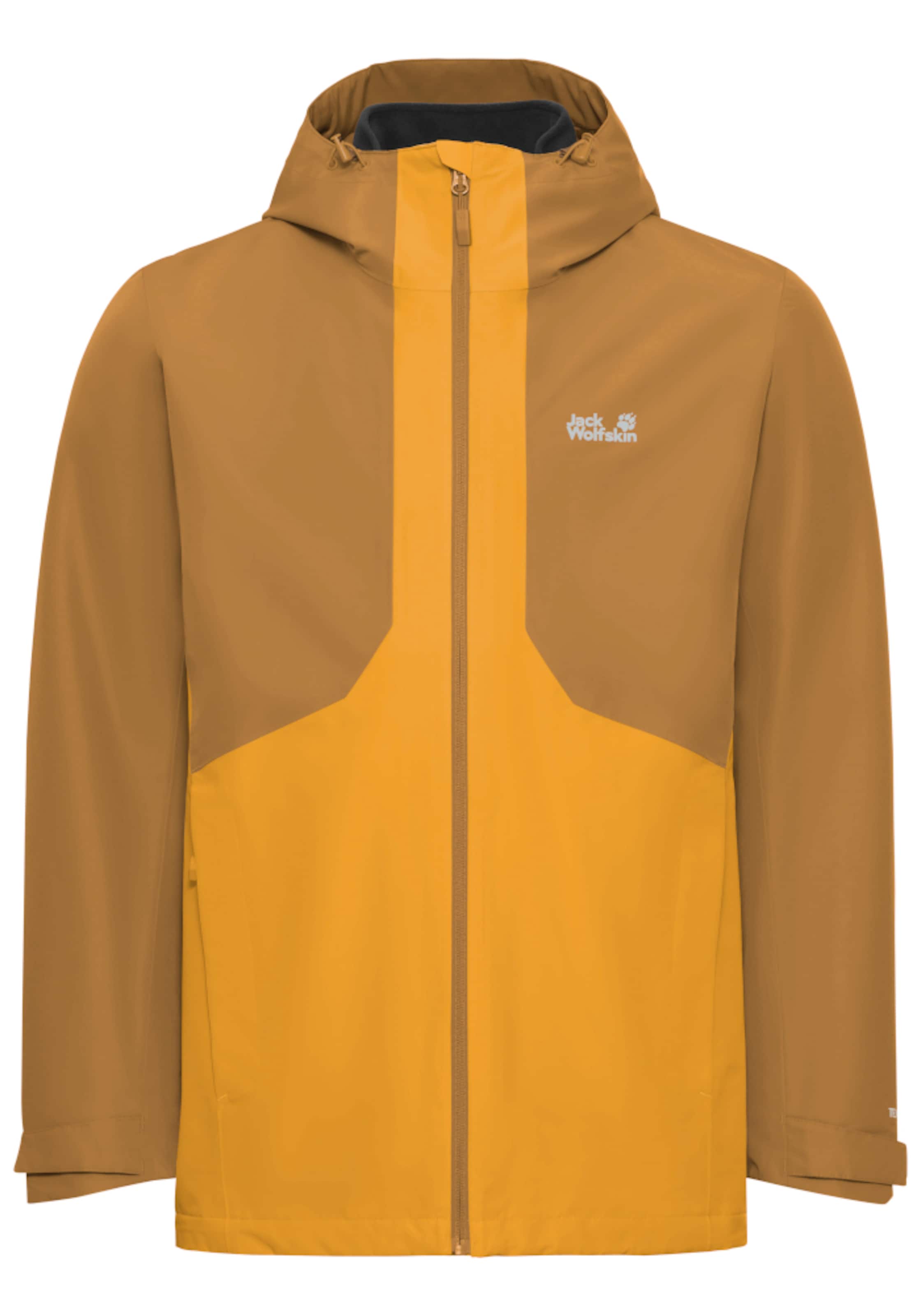 JACK WOLFSKIN Performance Jacket in Yellow: front