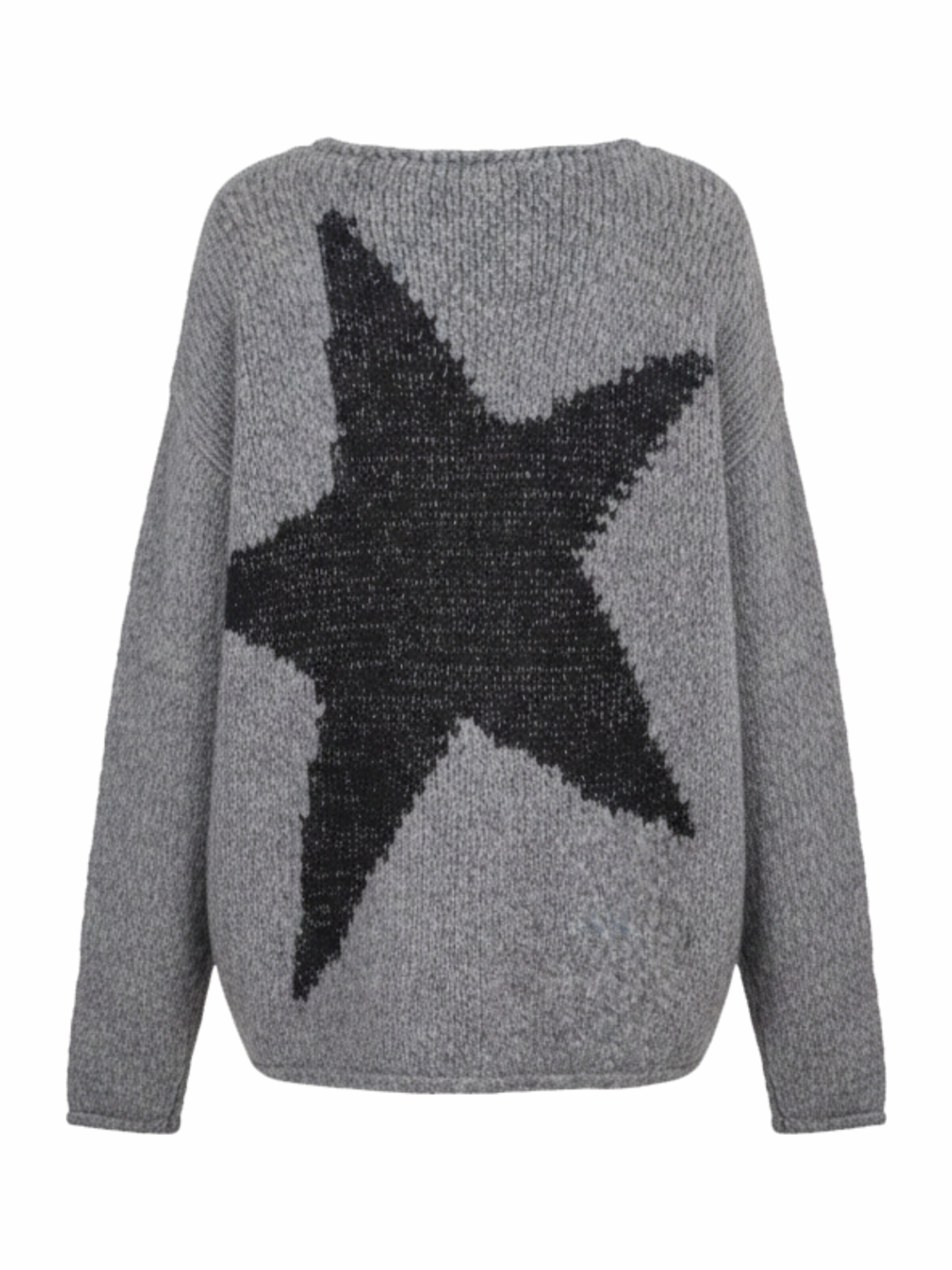 LIKS. Munich Pullover 'Sternintarsie RT'‌‌‌‌‌‌ in Grau