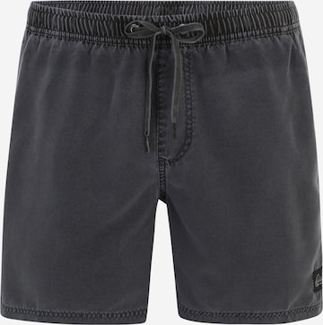 QUIKSILVER Zwemshorts 'Surfwash 15' in Zwart: voorkant