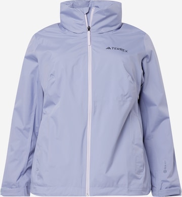 ADIDAS TERREX Outdoor jacket in Purple: front