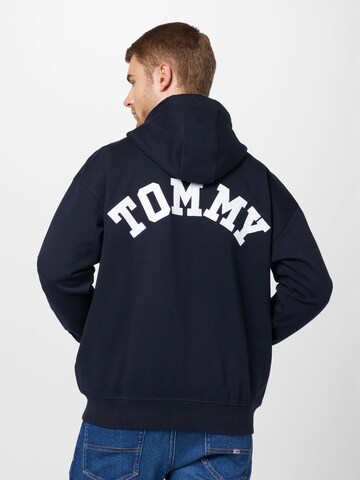 Tommy Jeans Tepláková bunda - Modrá