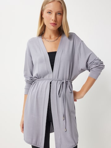 Happiness İstanbul Πλεκτή ζακέτα σε γκρι