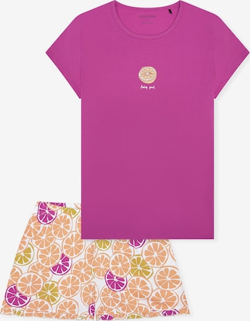 Pyjama ' Nightwear ' SCHIESSER en orange : devant