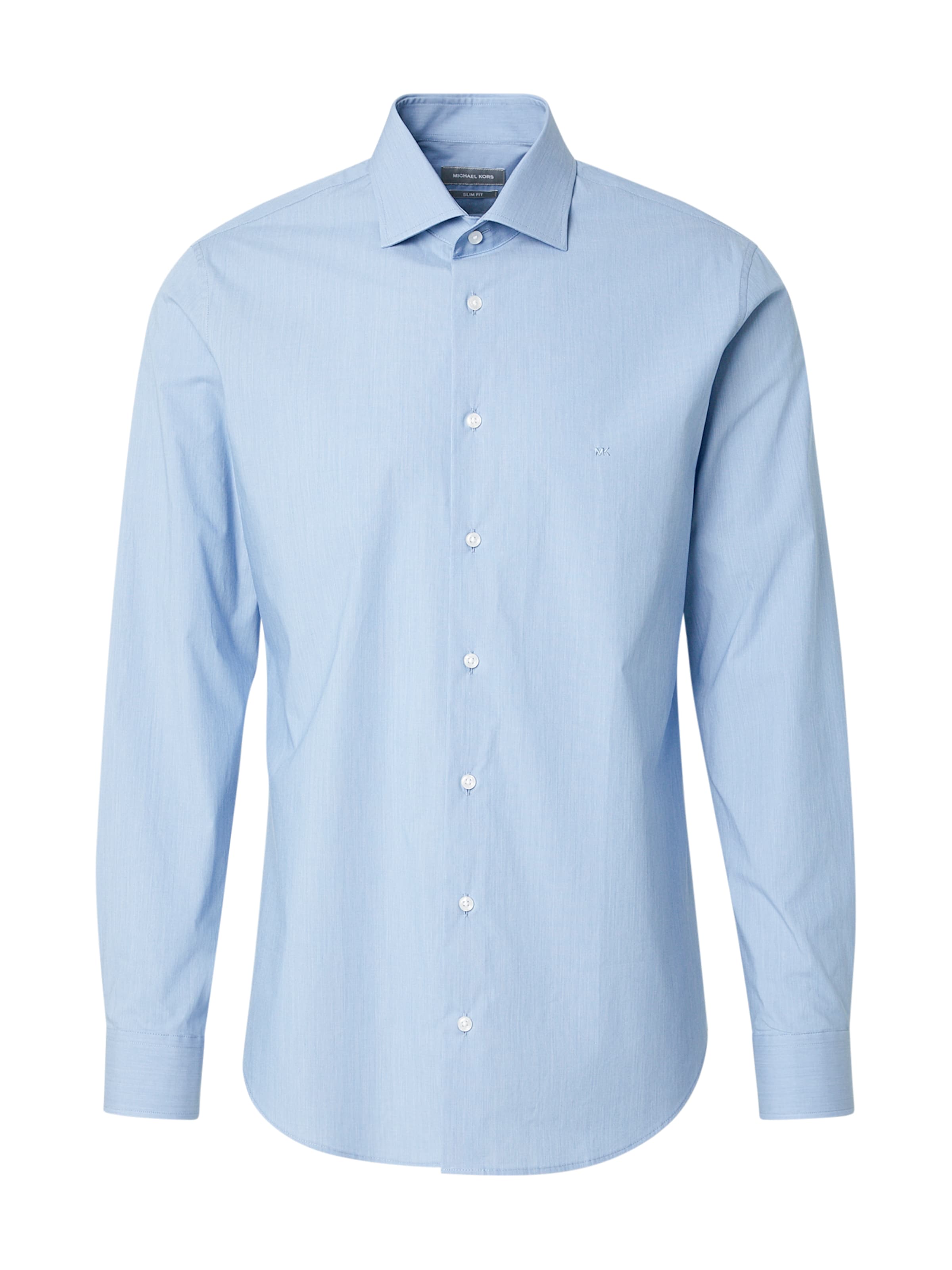 Michael Kors Slim fit Overhemd in Blauw: voorkant