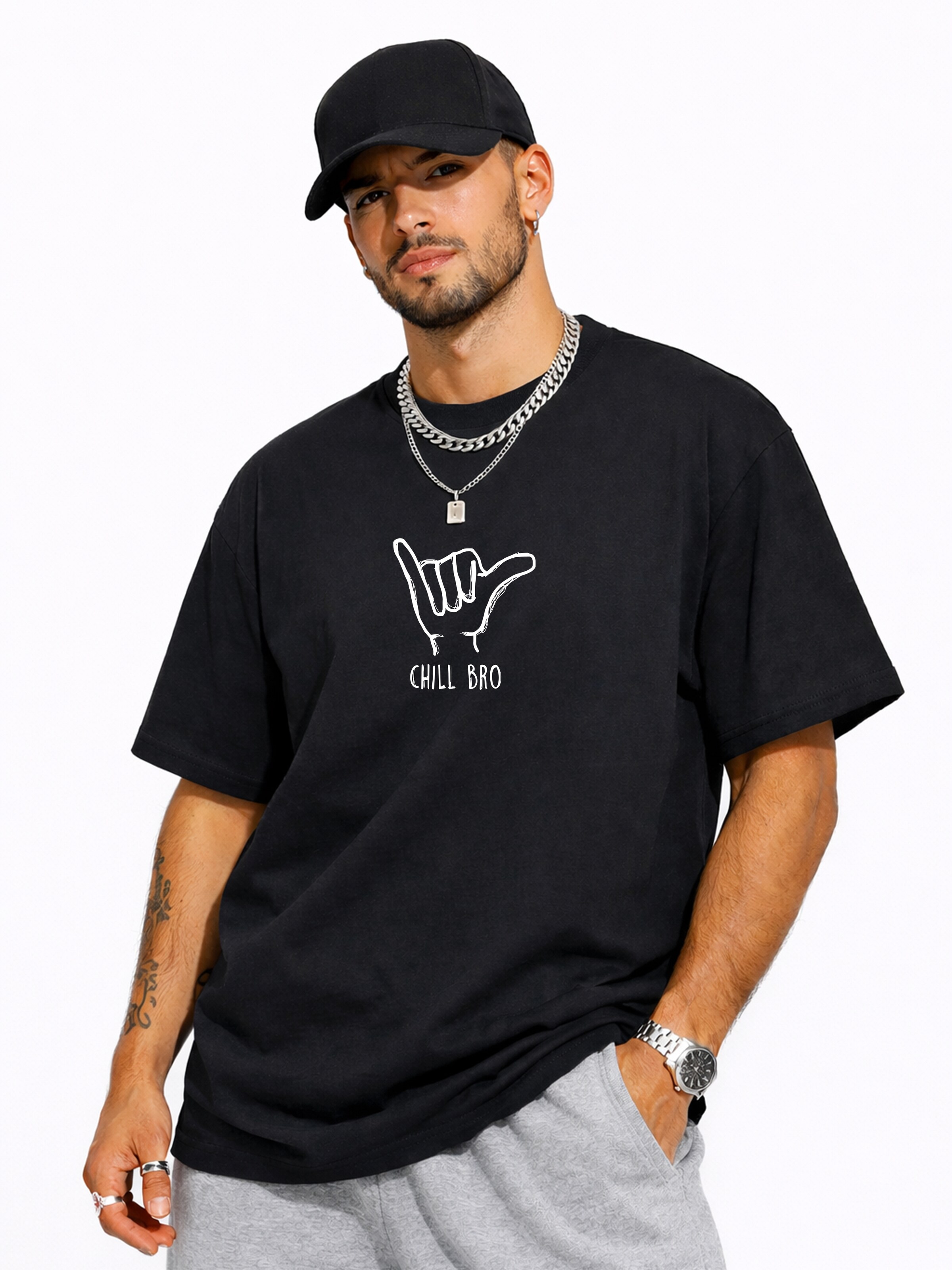 Banco Jersey 'Chill Bro' in Black: front