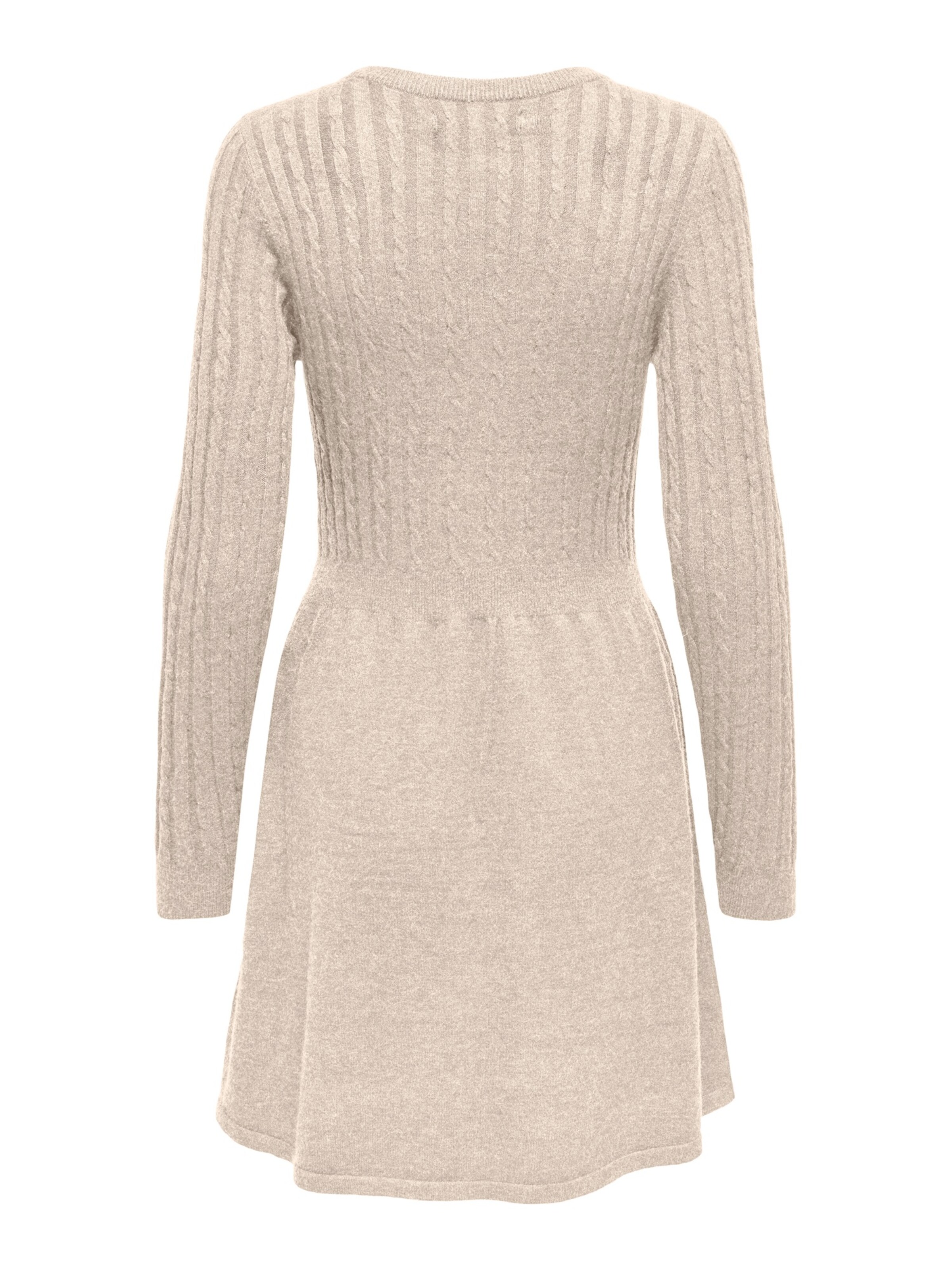 Robes en maille 'ONLFIA' ONLY en beige