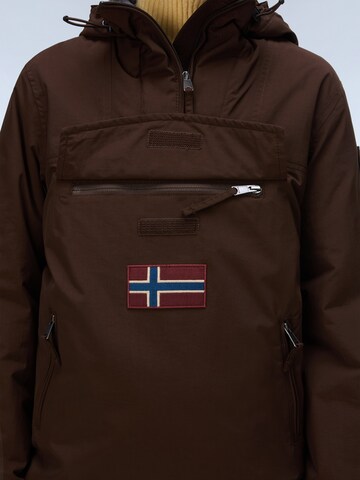 Veste fonctionnelle 'Rainforest' NAPAPIJRI en marron