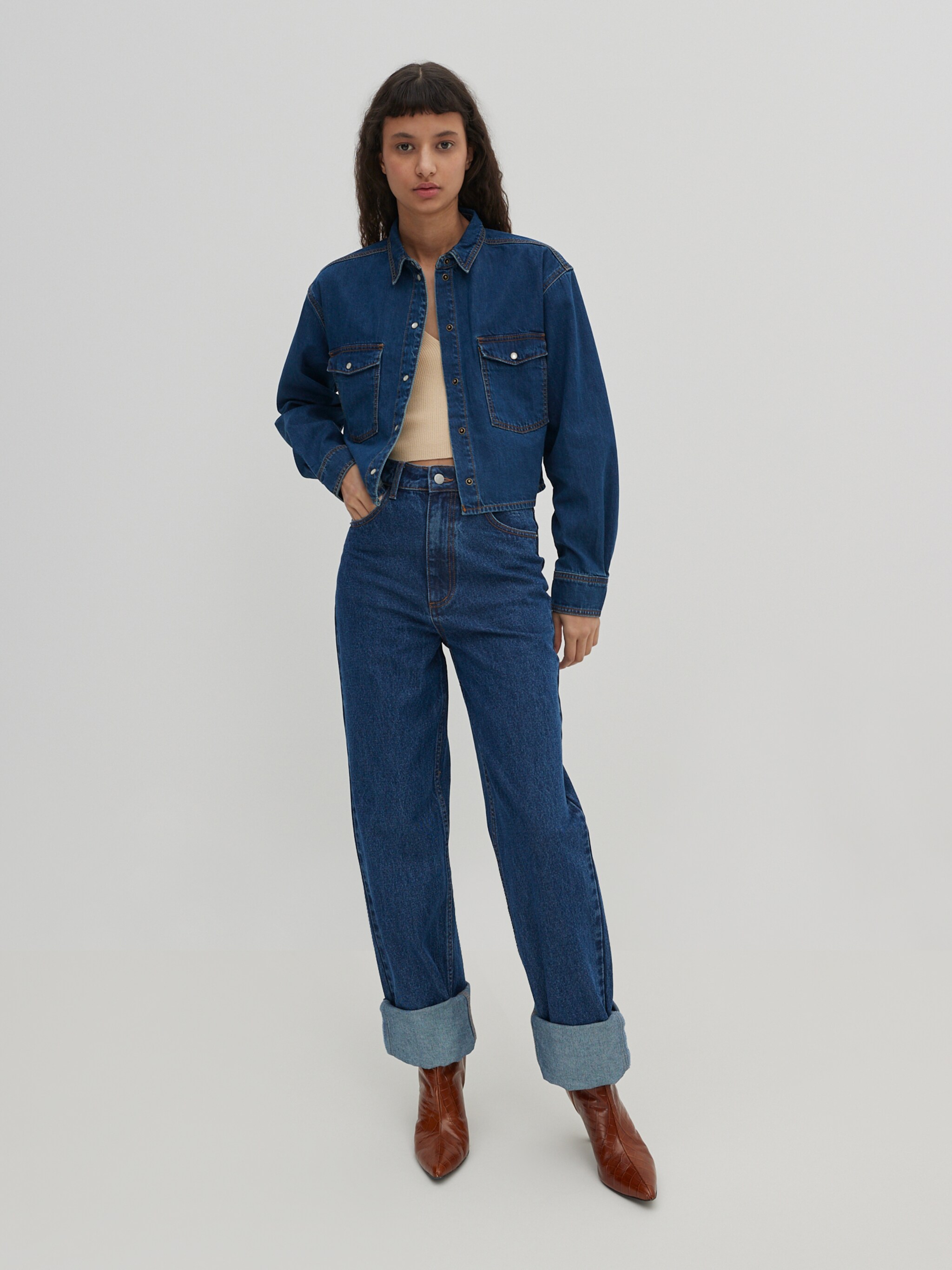 EDITED Producten Jeans 'Laura' Blauw