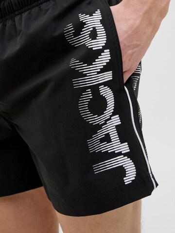 Pantaloncini da bagno 'JPSTMaui' di JACK & JONES in nero