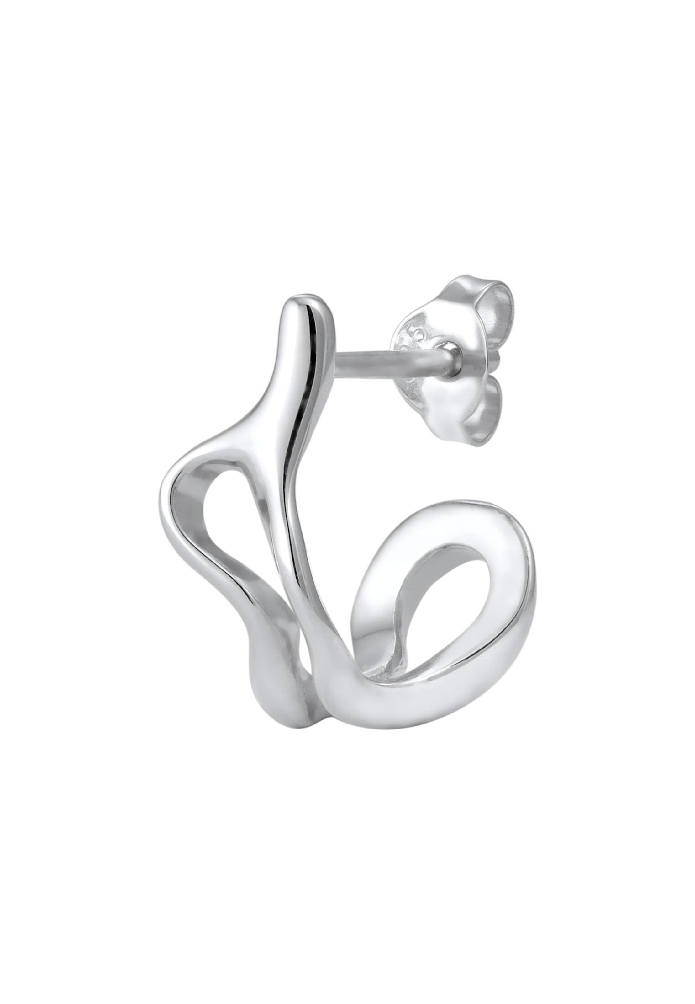 KUZZOI Fülbevalók - ezüst: elől