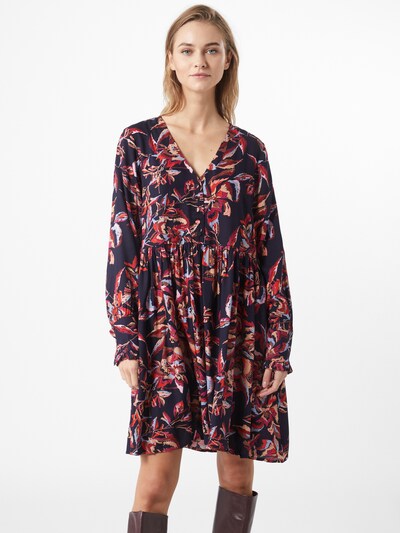 Y.A.S Kleid 'Shally' in dunkelblau / mischfarben, Modelansicht