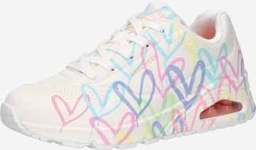 SKECHERS Низкие кроссовки 'Uno - Spread The Love' в Белый: спереди