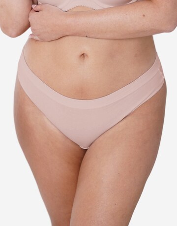 SugarShape Thong in Beige: front