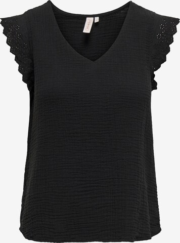 ONLY Carmakoma Blouse in Black: front
