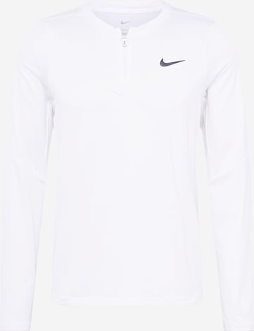 NIKE Performance Shirt 'Court Advantage' in White: front