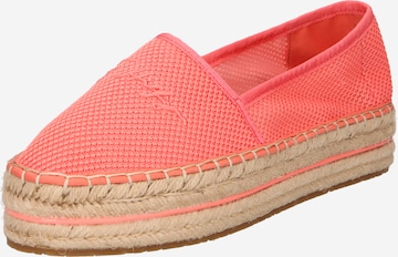 Espadrilles TOMMY HILFIGER en orange : devant