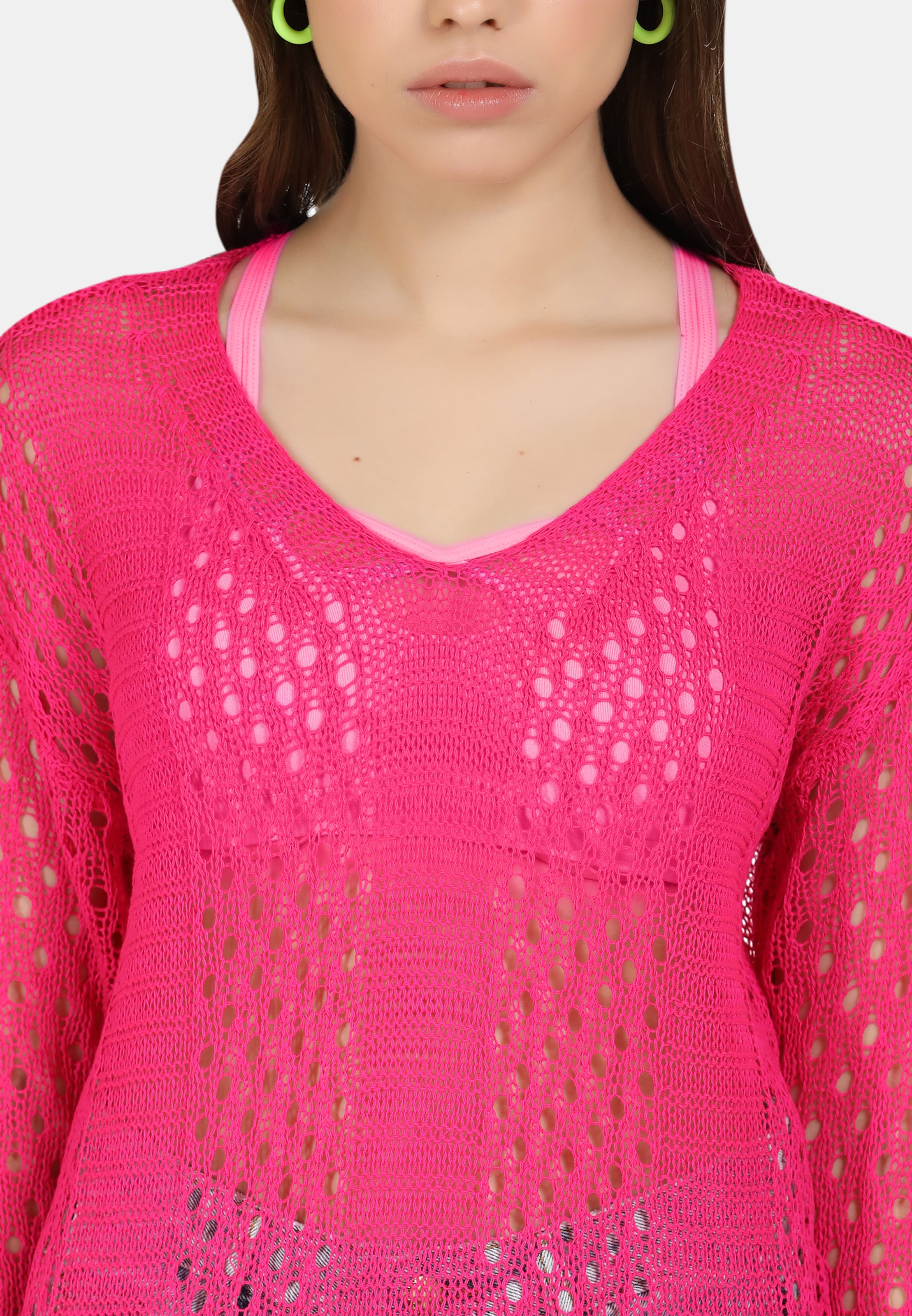 MYMO Pullover in Neonpink 