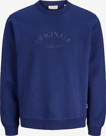 Sweat-shirt JACK & JONES en bleu : devant