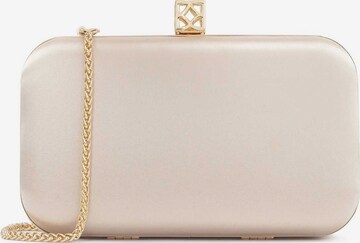 Kazar Clutch in Beige: voorkant