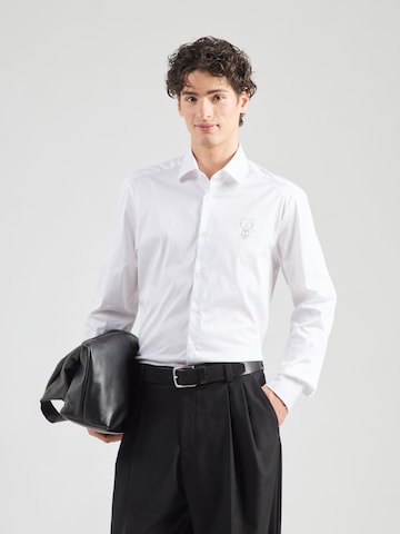 Regular fit Camicia di Karl Lagerfeld in bianco: frontale