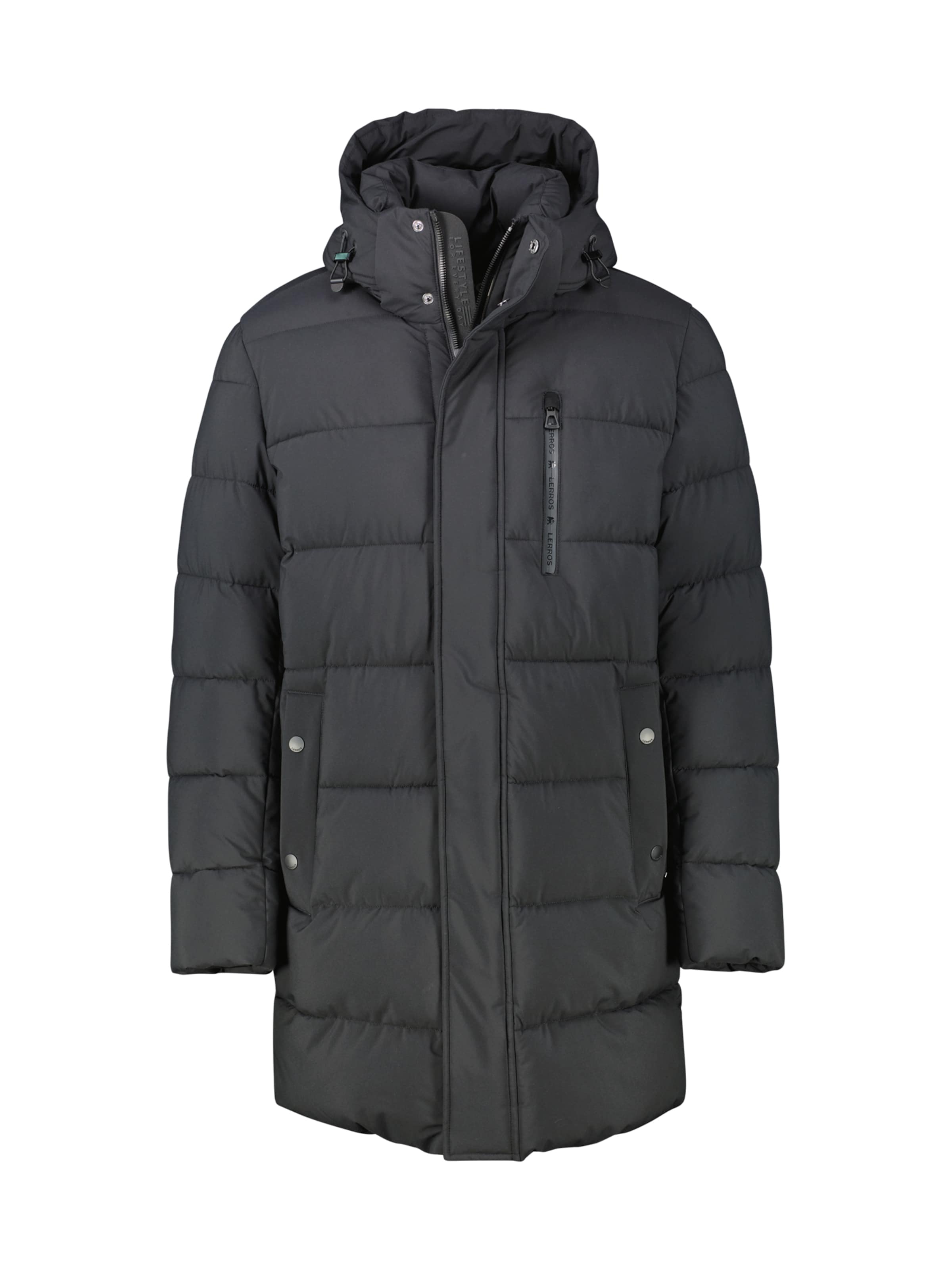 LERROS Winterjas in Zwart: voorkant