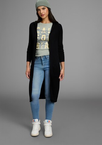 KangaROOS Knit Cardigan in Black