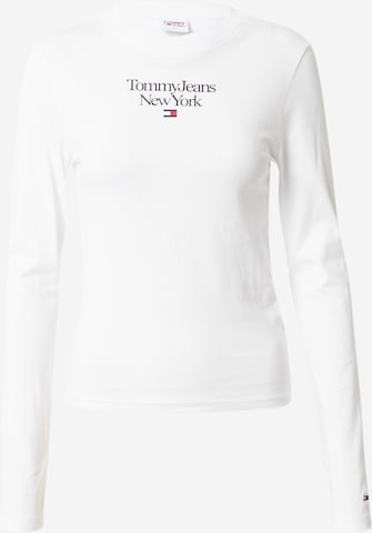 T-shirt Tommy Jeans en blanc : devant