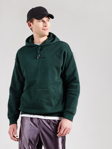 VolcomSweater majica 'STONE' - zelena boja: prednji dio