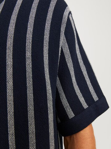 JACK & JONES Knit cardigan 'Faro Sodra' in Blue