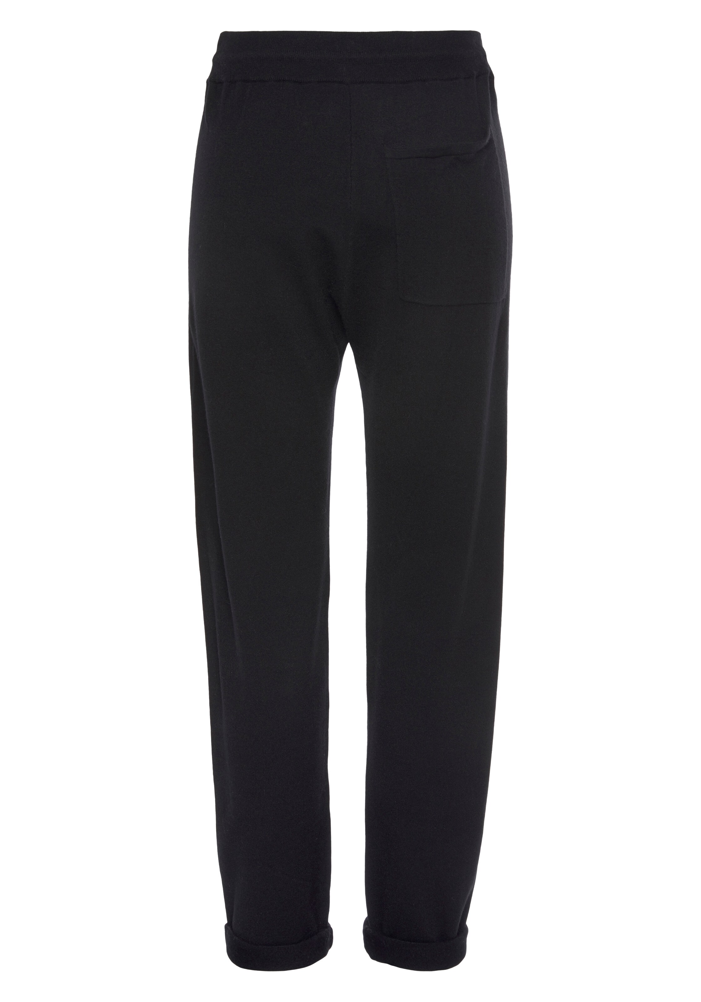 LASCANA Tapered Nadrág - fekete