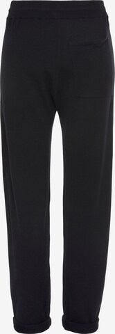 LASCANA Tapered Broek in Zwart