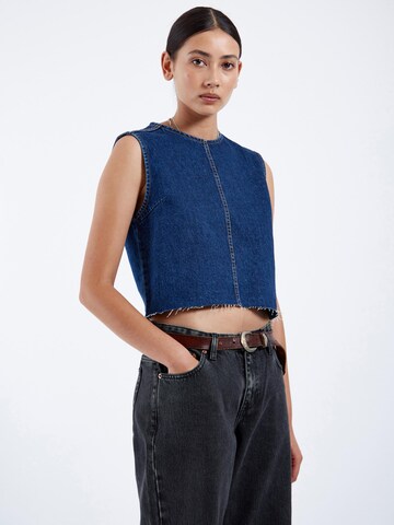 Dr. Denim Top 'Erin' in Blauw