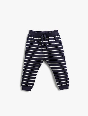 Koton Tapered Broek in Blauw: voorkant