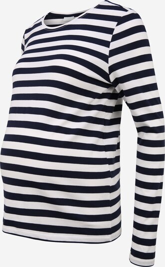 Pieces Maternity T-shirt 'RIA' en noir / blanc, Vue avec produit