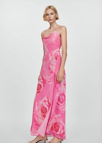 MANGO Summer Dress 'Rosa' in Pink
