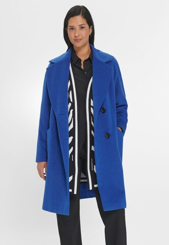 Emilia Lay Between-Seasons Coat in Blue: front