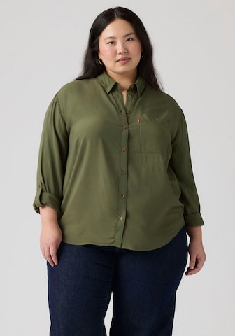Levi's® Plus Blouse in Green: front