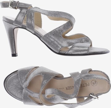 PETER KAISER Sandals & High-Heeled Sandals in 36 in Silver: front