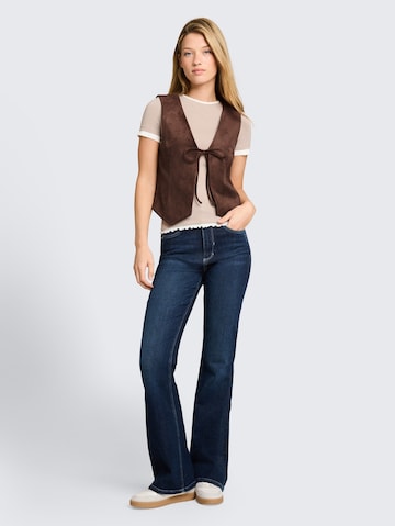 TOM TAILOR DENIM Anzugweste in Braun
